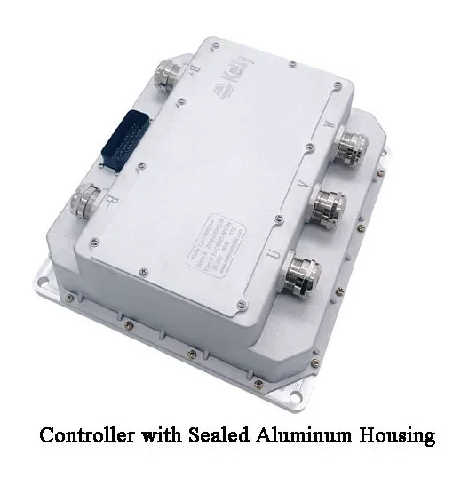 KLS-8080N 48v-144v 300a-700a Controlador de motor de imán permanente sin escobillas sinusoidal optoaislado de alta potencia