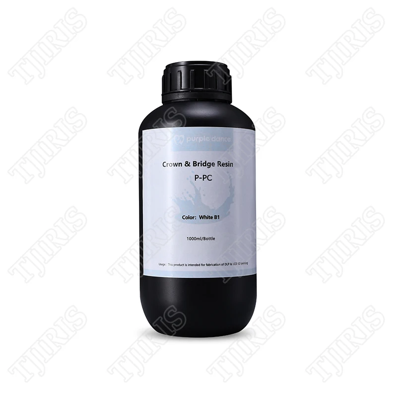 500g Purple Dance Dental Resin for 405nm and 385nm 3D Printer Material Permanent Crown Resin (15% Nano Ceramic-Filled) P-PC