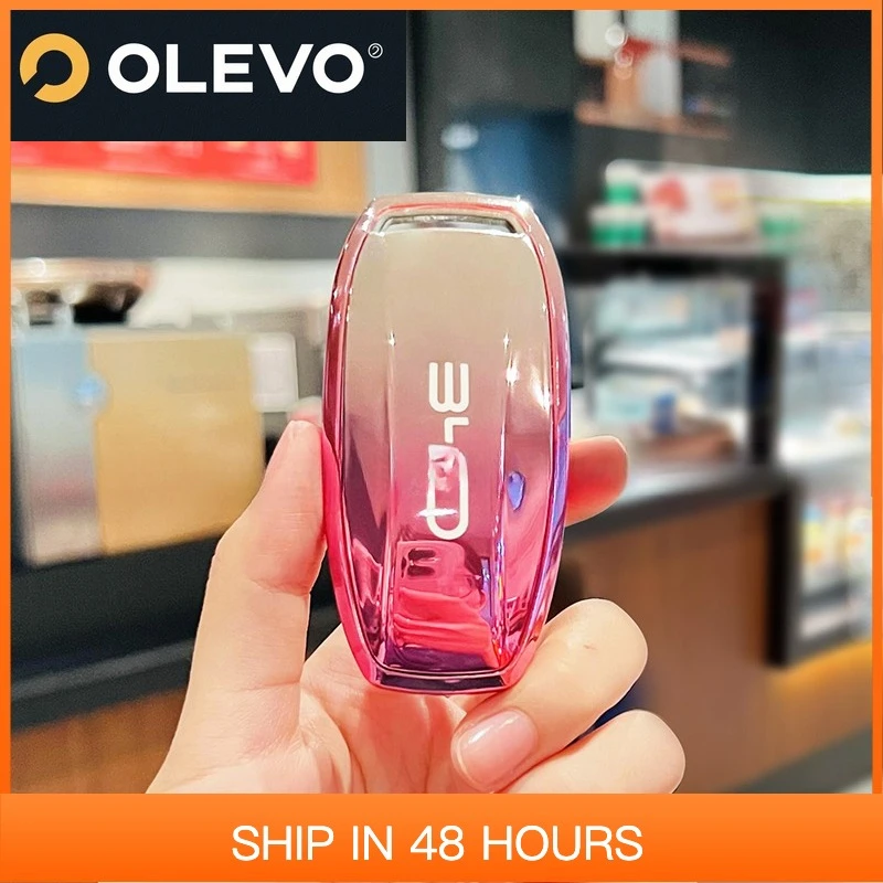 New For BYD Han Key Set Seagull Dolphin Qin  Song Pro Tang Yuan Destroyer 05 Car 2023 Buckle Case Car Key Cover with Gradient Co