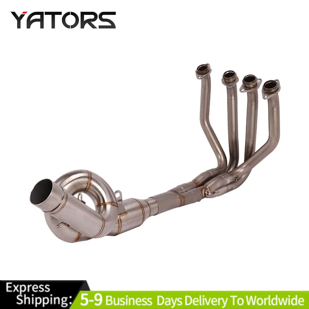 Выхлопные системы мотоцикла, передние коллекторы, труба из нержавеющей стали для выхлопных труб Kawasaki Z800