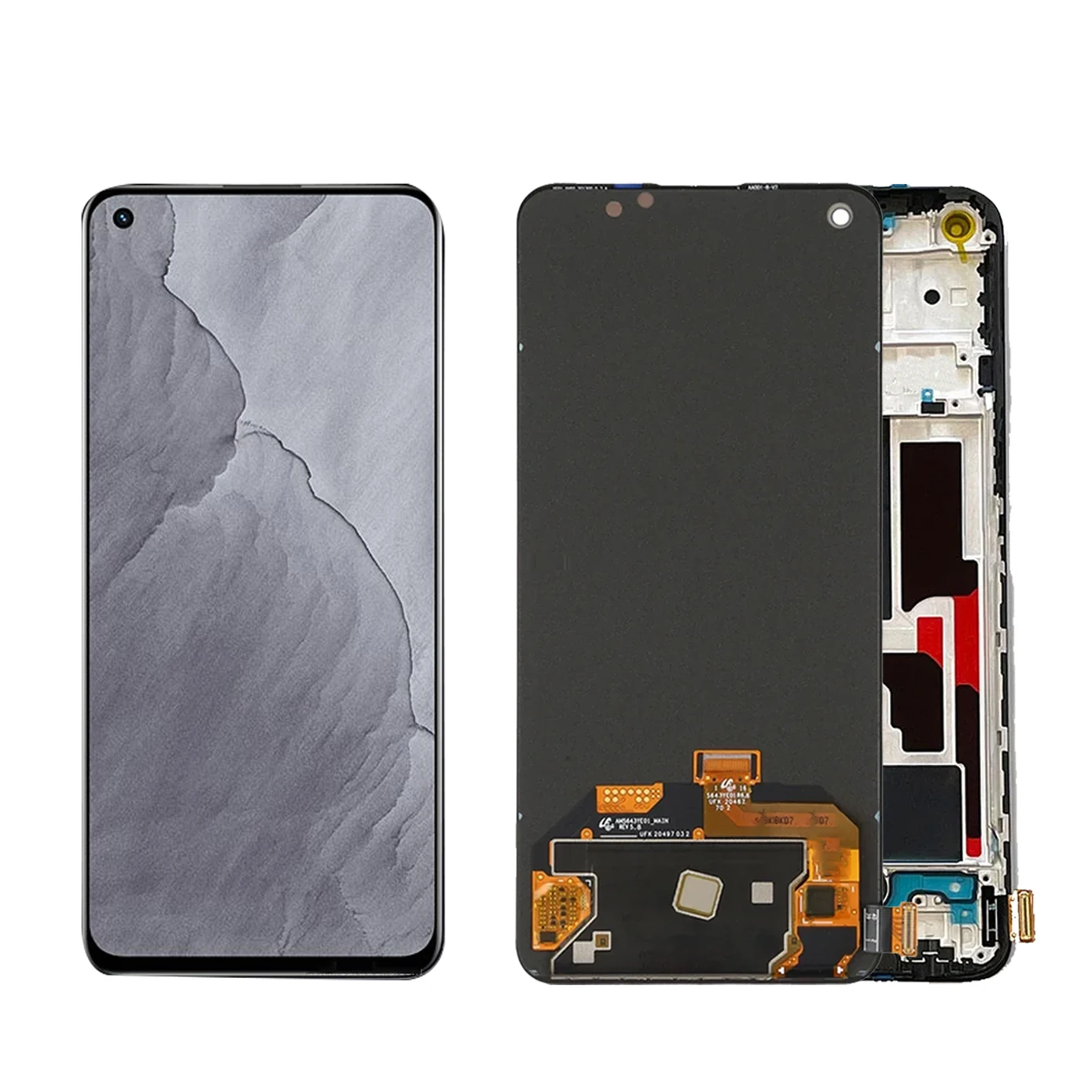 100% Tested Super AMOLED LCD For Realme GT Master RMX3363 RMX3360 Display Repair Parts Display Touch Screen Digitizer Assembly