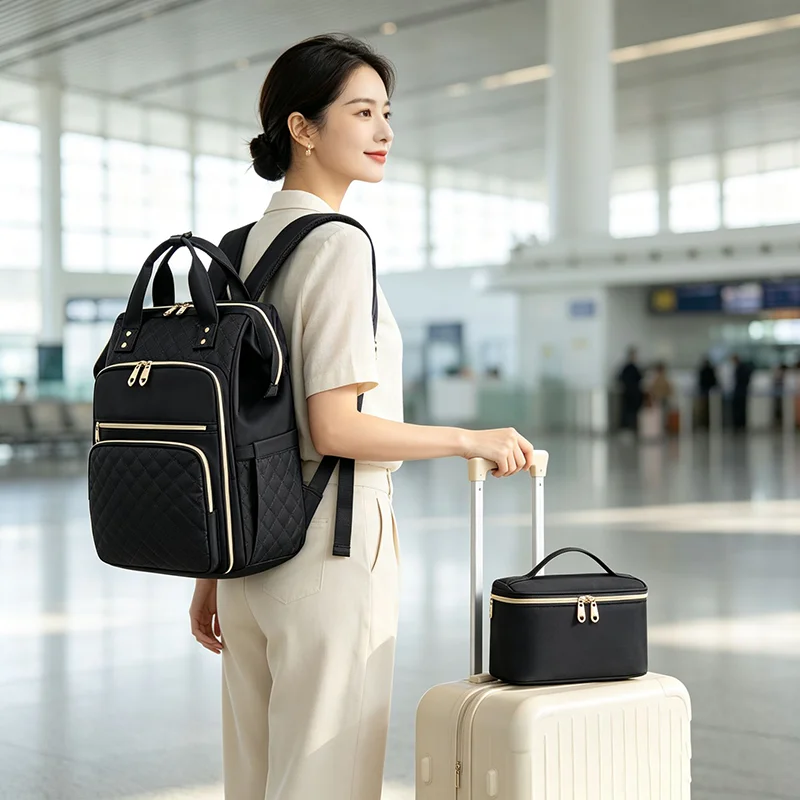 2026 New Cross-border New Computer Large Capacity Multi-functional Casual Travel Commuting fashion Backpack﻿