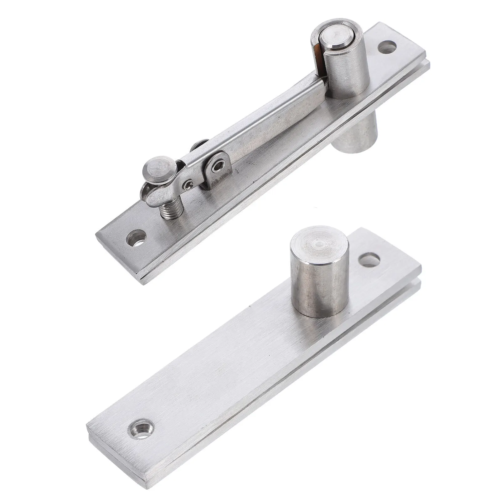 

1 set 1 Set Stainless Steel Door 360 Degree Pivot For Wood Doors Heavy Duty Adjustable Rotation Hinge Hidden Hinge Hardware