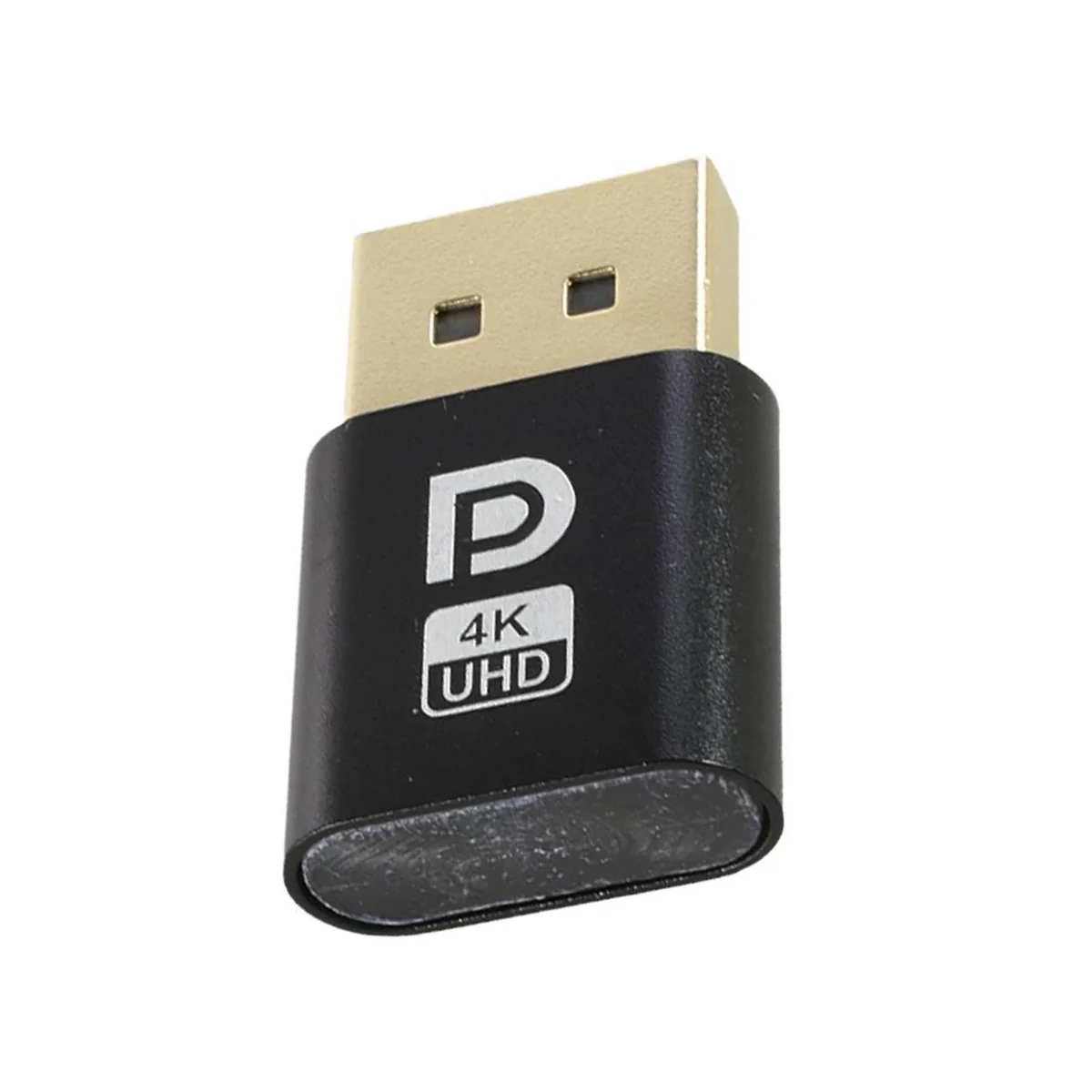 محول عرض افتراضي DP قابس وهمي Displayport ، محاكي شبح بدون رأس ، بطاقة فيديو رسومات PC ، edide ، 4K