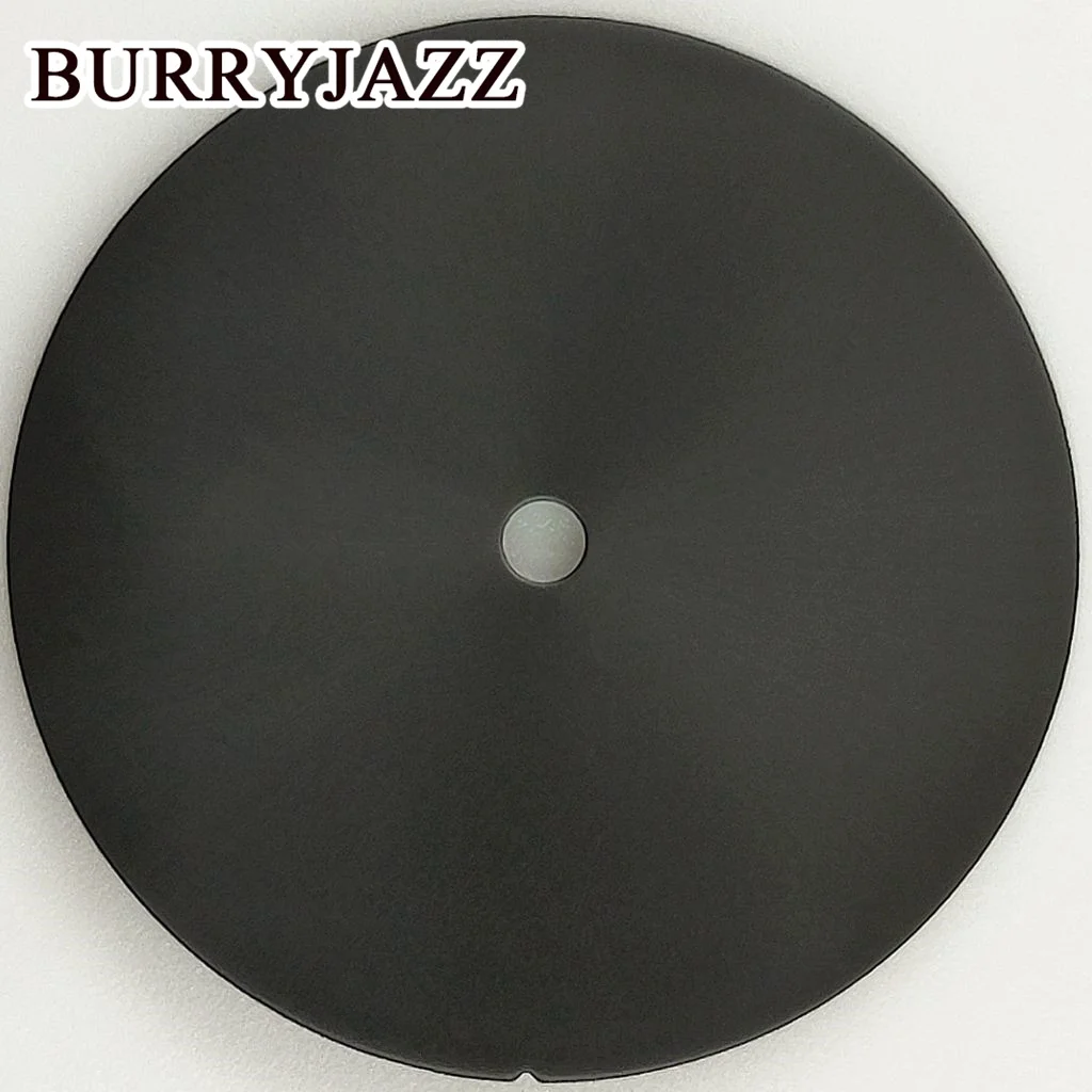 BURRYJAZZ 28.5mm No Logo NH35 NH36 Watch Dials Black Silver Gold Blue Green Purple Dial Fit 3 O\'clock 3.8 O\'clock Case Crown