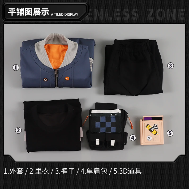 ZZZ جديد الحكيمة تأثيري حلي هالوين عيد الميلاد لعب الأدوار حفلة لعبة هزلية Zenless منطقة صفر S-XXL احتياجات خلع الملابس اليومية