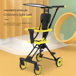 Lightweight Foldable Baby Stroller Children's Simple Two-way Stroller Multifunctional and Convenient Children's Stroller