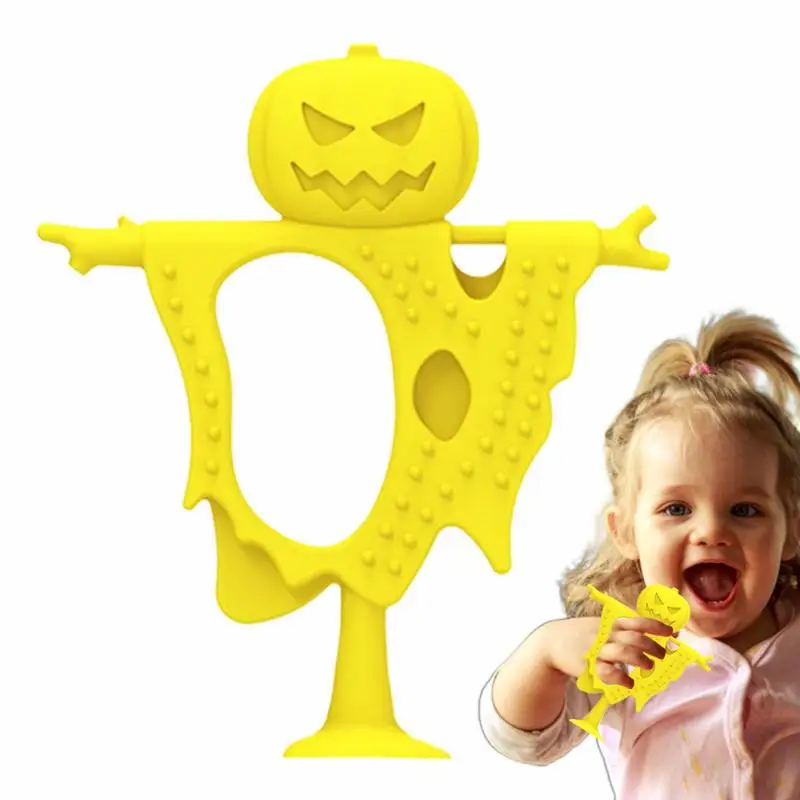 

Зубная палочка для младенцев, игрушка для прорезывания зубов спереди и сзади, игрушка для облегчения прорезывания зубов, дизайн тыквы, игрушки для прорезывателя зубов для девочек спереди и сзади