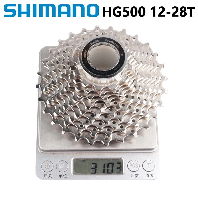 Shimano DEORE Serie HG500 11-25T/11-32T/11-34T/12-28T HG50 11-36T 10 Geschwindigkeit Kassette Für Rennrad Reiten Teile Original – Detail 4