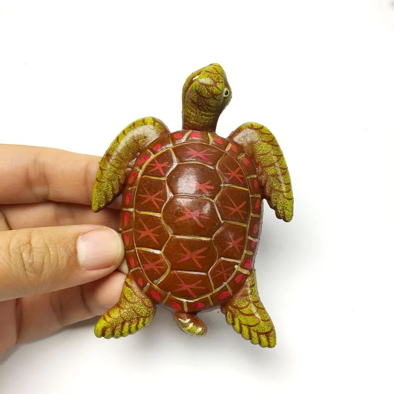 

Maldives Hand Painted Sea Turtle3d3D Cultural and Creative Refrigerator Magnets Travel Souvenirs Home Decorations