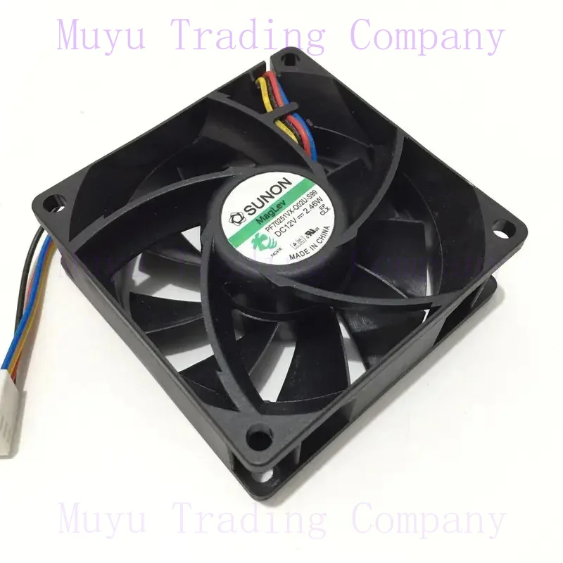 

FOR SUNON PF70251VX-Q02U-S99 DC 12V 2.46W 70x70x25mm 4-wire Server Cooling Fan