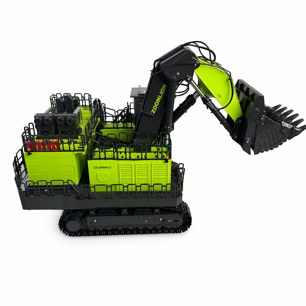 Collectible Diecast Model 1:48 Scale ZOOMLION ZE4000GLS Heavy Duty Mining Hydraulic Excavator Engineering Machinery Alloy Model