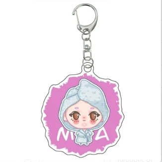 Anime K-Pop Demon Hunters sleutelhanger hanger Huntr-X sleutelhanger - Fan Art zelf gemaakte acryl charme klassiekers game collectie cadeau