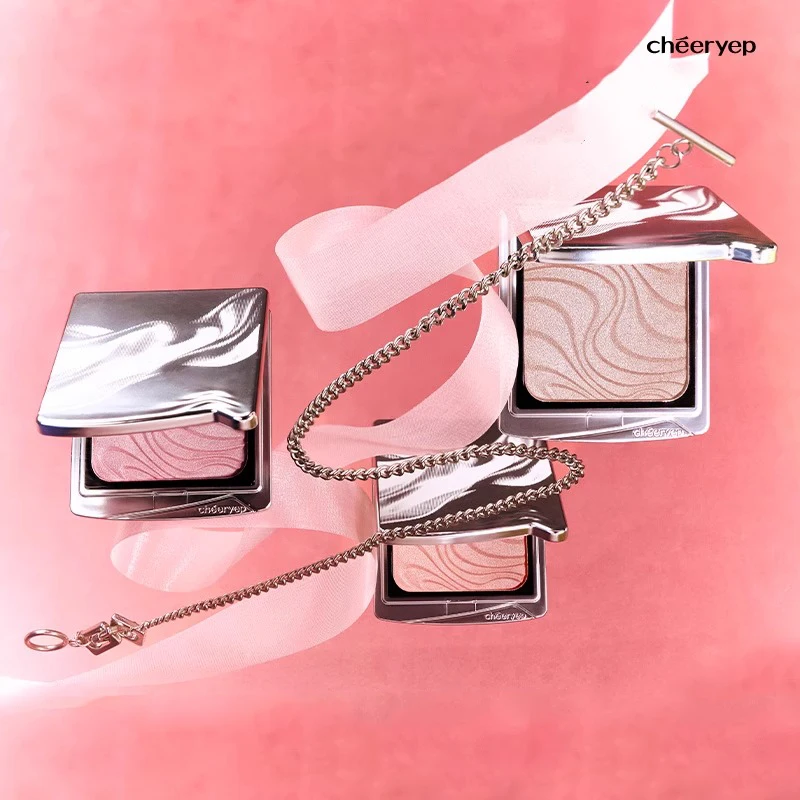 بودرة أحمر خدود مضغوطة من Cheeryep أحمر خدود للوجه مصبوغ للغاية وتدوم طويلاً، مكياج نباتي وخالي من القسوة، أحمر خدود كوري Maquiagem #1