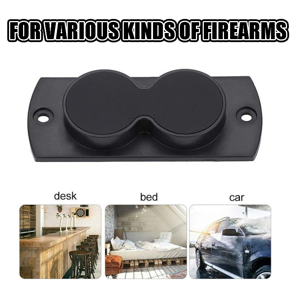 30lbs Magnetic Gun Mount Safety Solutions for Guns in Car Truck Beside The Bed Magnetic Gun Holders for Tactical Pistol