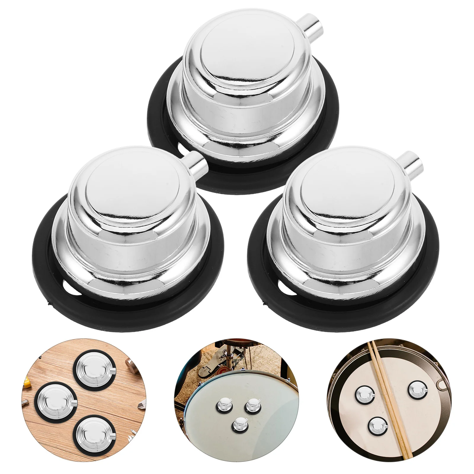 

3pcs Lugs Parts Snare Drum Accessories Hardware For Musical Instruments Durable Support Precision Engineered For Drum Set