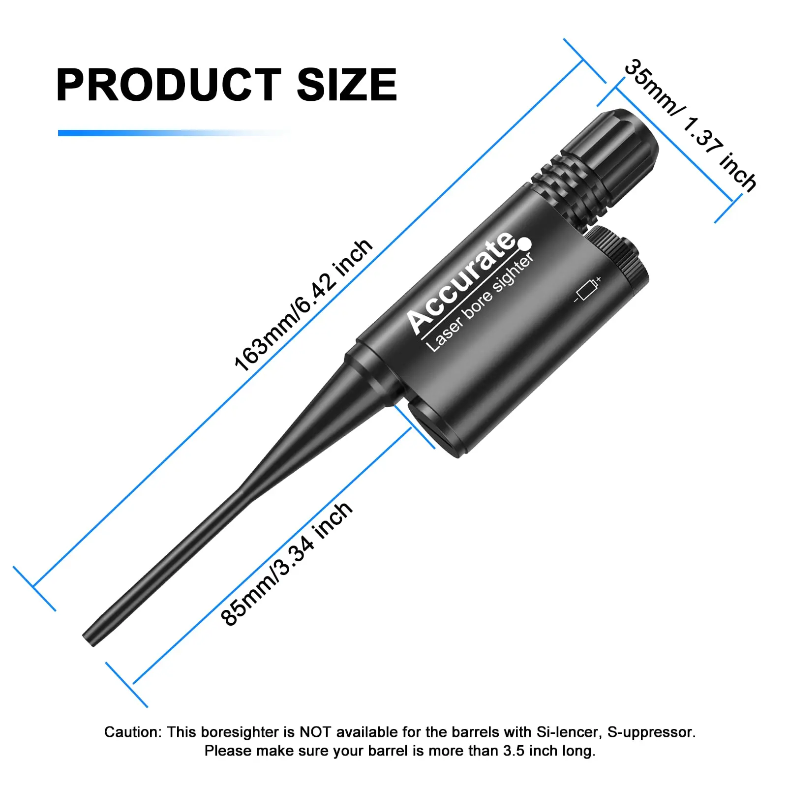 Imagem -04 - Verde Laser Bore Sight Kit Tiro Âmbito Reflex Apontando Acessórios Ópticos com Caixa Midten 017 a 12ga Calibre