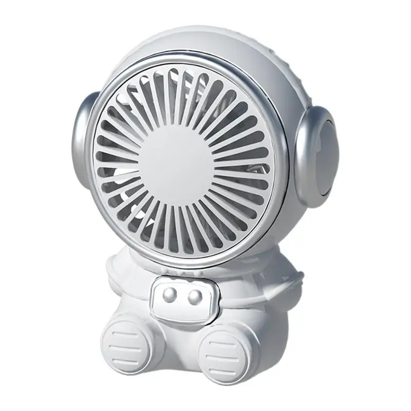 

Table Fan Cute Astronaut Cooling Equipment USB Rechargeable Desk Quiet Cooling Fan For Travel Outdoor Beach Tent Gym School