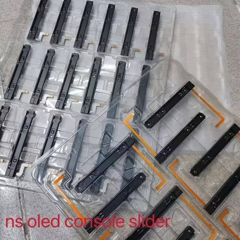 

10sets/lot for Nintendo Switch OLED Console Slideway Right and Left L R Slide Rail with Flex Cable for SwitchOLED Console NS