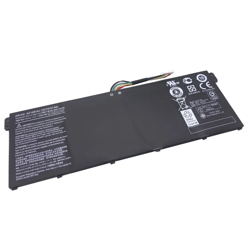 Imagem -03 - Lmdtk-bateria do Portátil para Acer Aspire Ac14b18j Es1511 512 V3111p Cb3-531 311 Travelmate B115 B116 Ms2394 Ac14b13j Novo