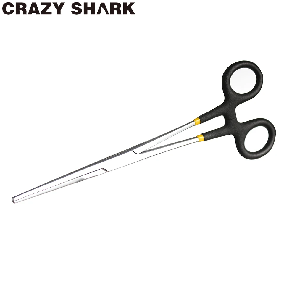 

Щипцы из нержавеющей стали Crazy Shark для рыбалки нахлыстом, набор инструментов для удаления крючков, снасти, прямые зажимы, плоскогубцы для рыбалки