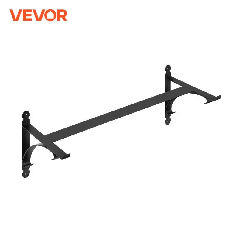 VEVOR 1-2PCS Planter Box Bracket Window Flower Box Bracket Iron Outdoor Hanging Brackets Universal Mounting Rail Hanger Heavy