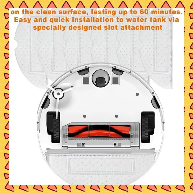 

A008 40 шт. одноразовые тряпки для швабры для Roborock S7 S70 S75 S7max S7maxv T7S G10 T8 Plus, подушечки для швабры, запчасти для швабры