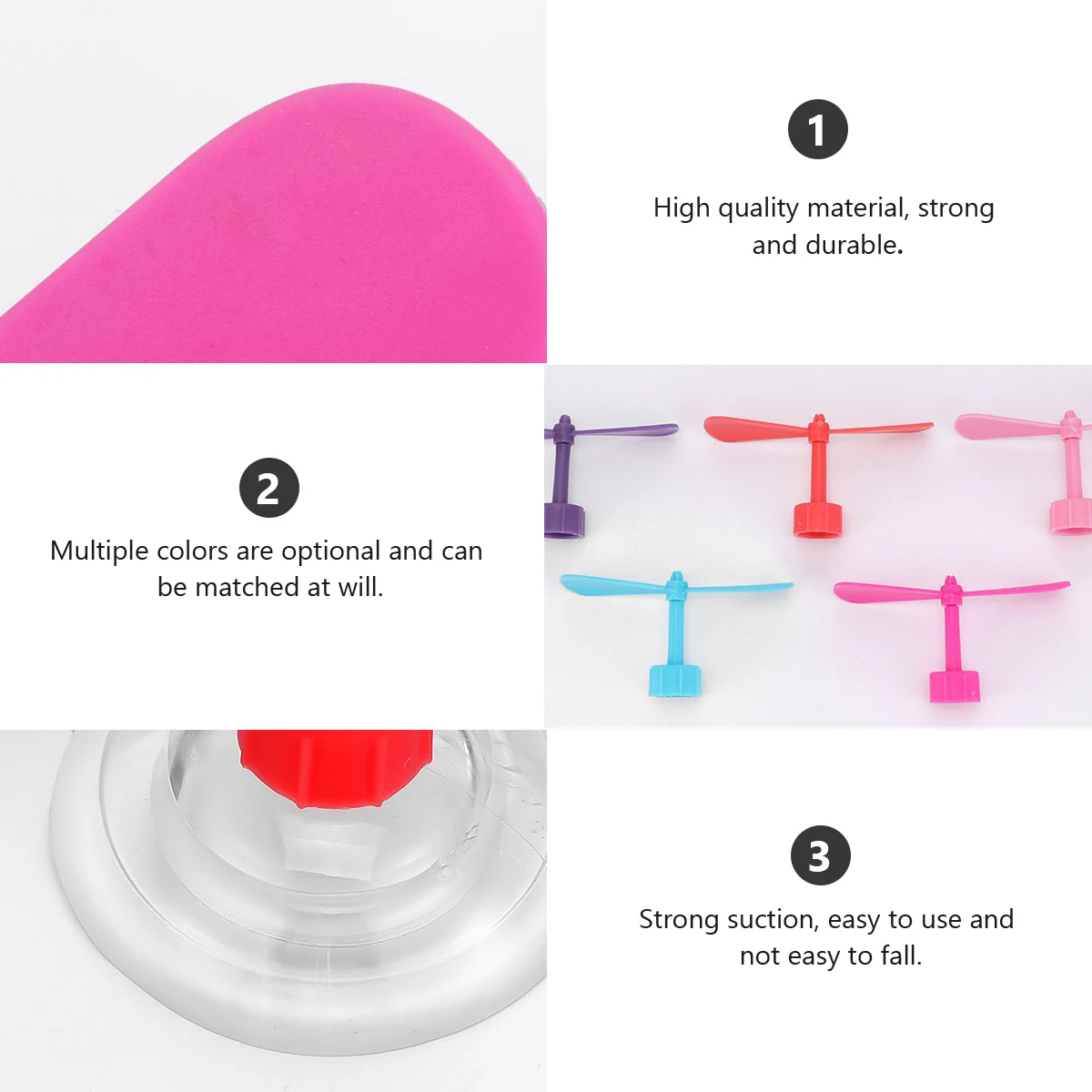 

5Pcs Decor Creative Dragonfly Suction Cup Lovely Strong Suction Motorcycle Decoration Cool Style