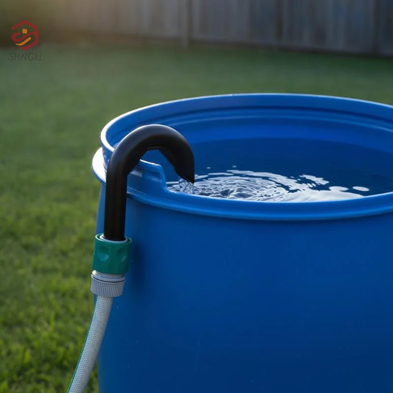 Garden Hose Hook, Self Priming Siphon Hose For Auto Drain & Fill Rainwater Transfer, Anti-Kink Water Guide, Courtyard Organizer