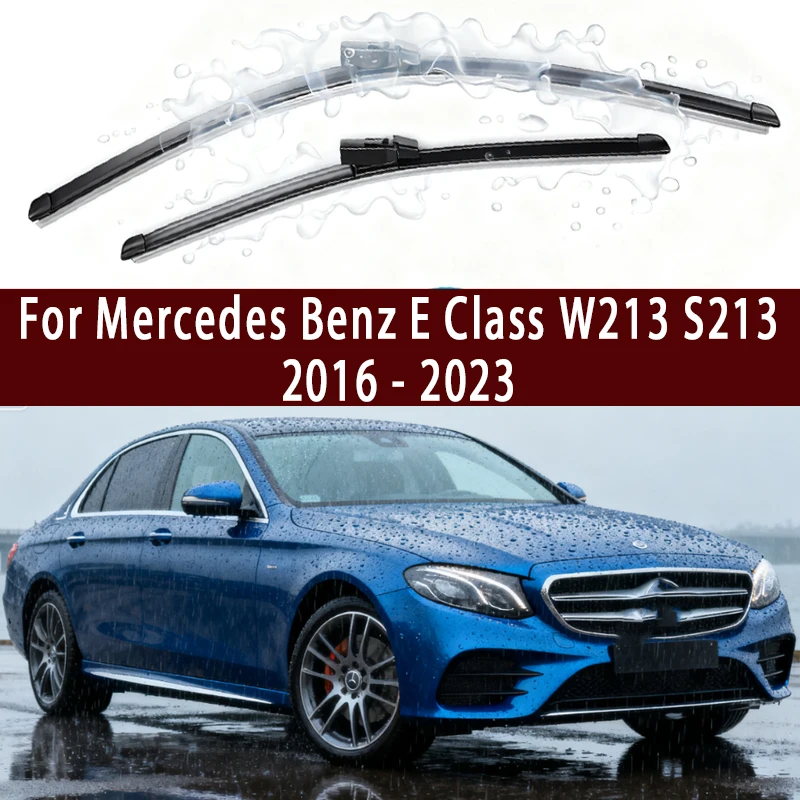 

For Mercedes Benz E Class W213 S213 2016 - 2023 3017 2018 2019 Front Windshield Wiper Blades 2pcs Windscreen Window Accessories