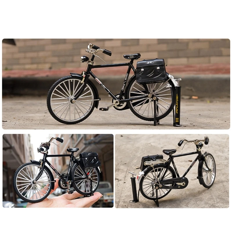 51pcs DIY Bike Kits Model BicycleToy Tabletop Decoration Easy Assembly & NonRusty Alloy Model Bike Hobby Collector Gift