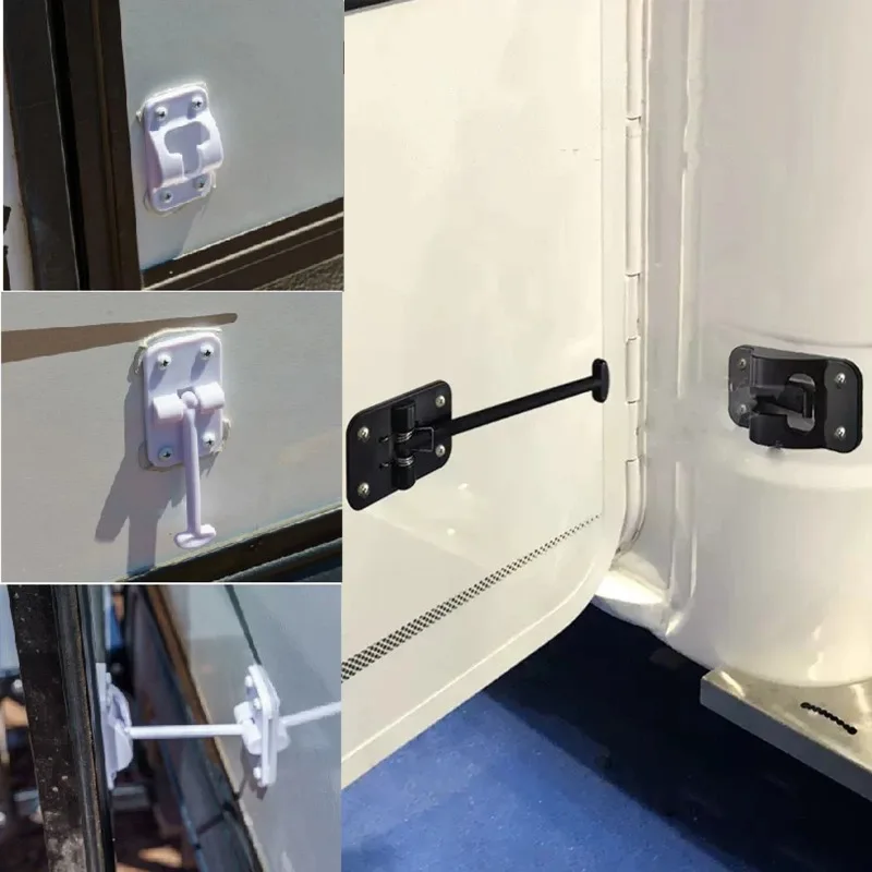 

Подходит для кемпинговой дверной пряжки для автофургона, дверной болт, крюк для внешнего отделения, зажим для люка, крепежный крюк, запасные части для багажника автофургона