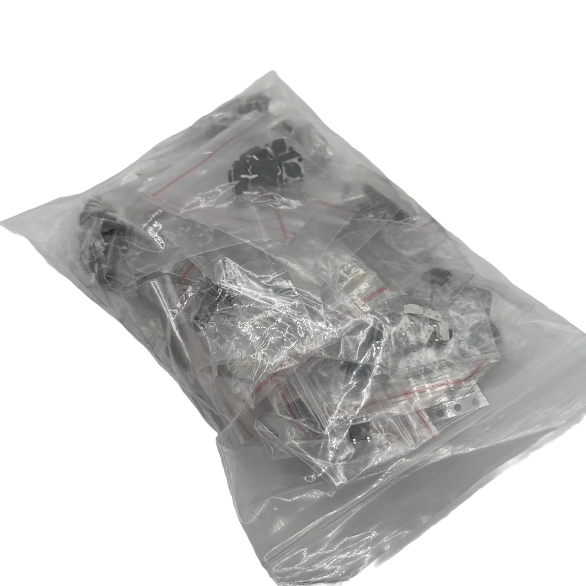 125 Uds 25 tipos Micro interruptor de botón táctil Kit surtido SMD DIP 2*4 3*6 4*4 6*6 12*12 Mini interruptores de hoja de reinicio para Arduin