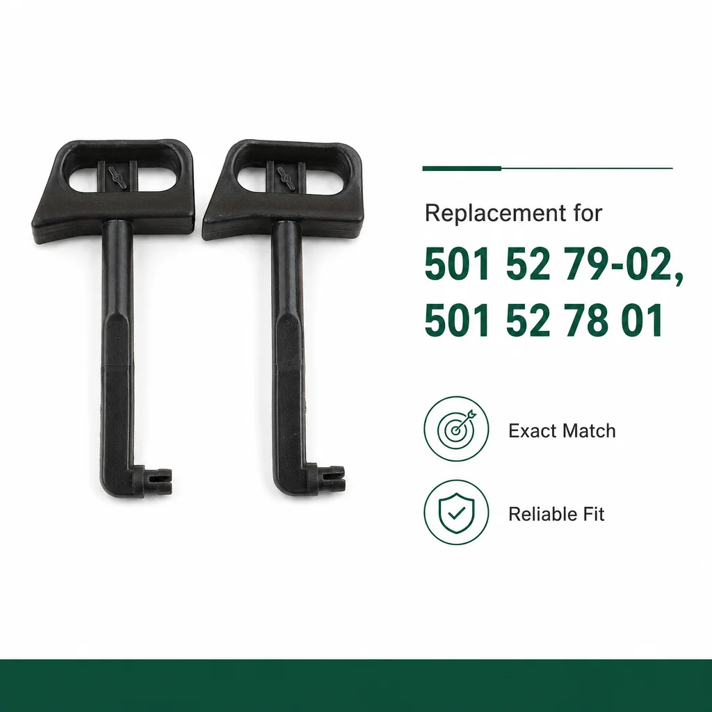2Pcs Choke Rod Lever W/Grommet For Husqvarna 61 66 162 181 266 268 272 281 288 XP Chainsaw Parts New 501 52 79-02 501 52 78 01