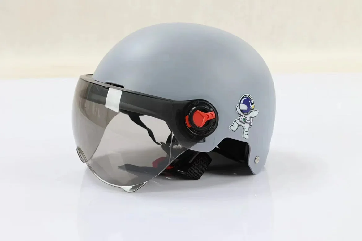 Motocross Helmet Men Woman Safety Universal Electric Motor Car Scooter Bike Open Face Half Anti-UV Anti-Fall Hat Goggles Helmet