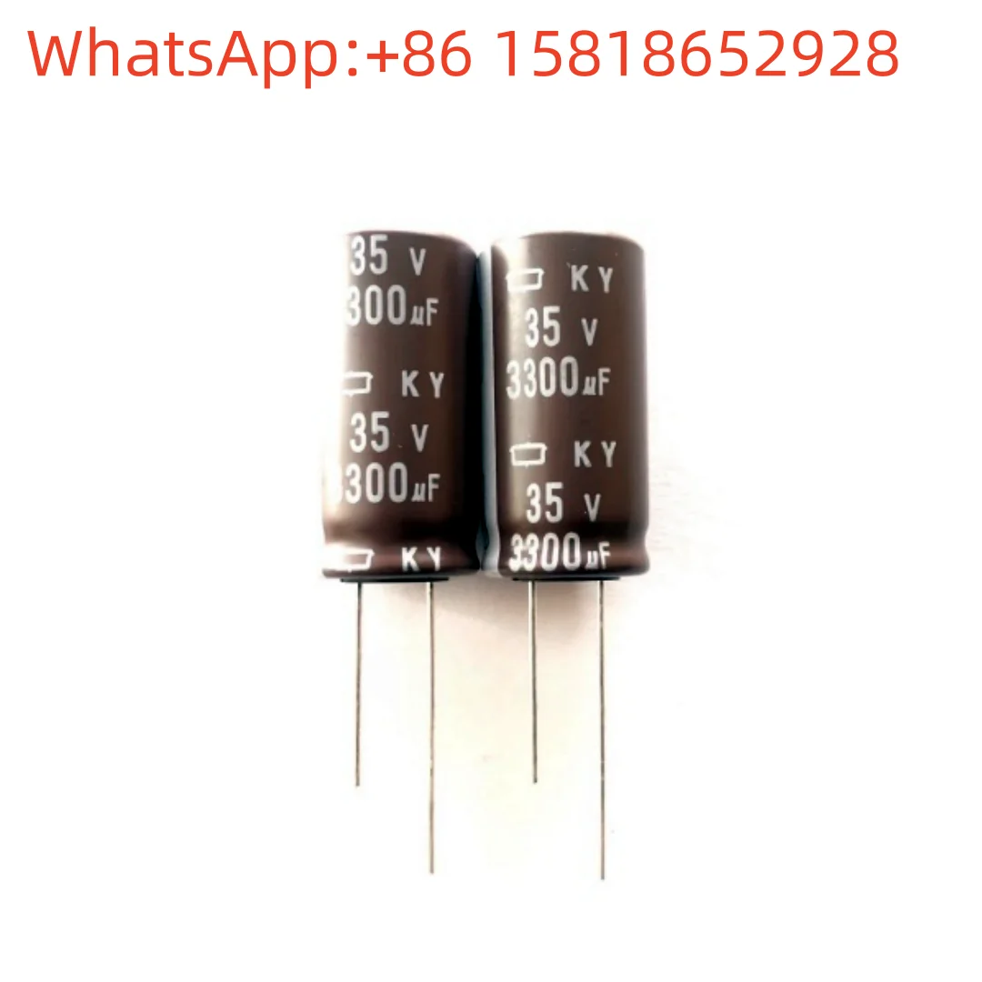 5pcs 35V3300UF 18X35.5 Japan Black Diamond KY High-Frequency Long-Life 3300UF35V Electrolytic Capacitor