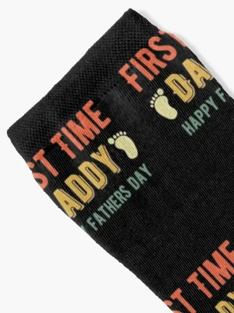 FIRST TIME DADDY Socks new in's christmas gift man New year's Socks Men's Women's