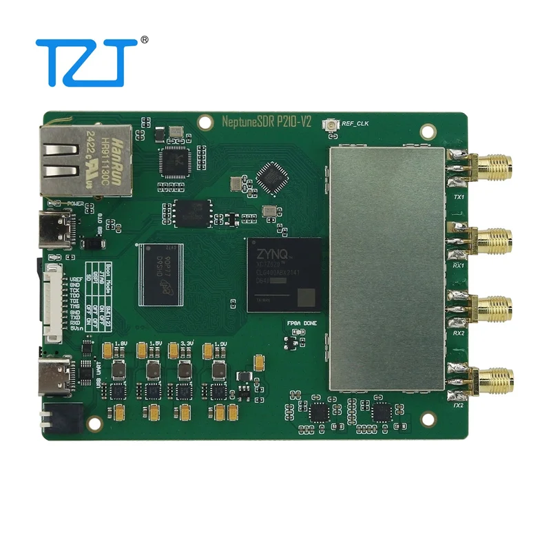 لوحة تطوير TZT HAMGEEK P210 70 ميجا هرتز-6 جيجا هرتز SDR ZYNQ7020 AD9361 مع رمز مفتوح المصدر لـ Pluto SDR بدون/مع غلاف