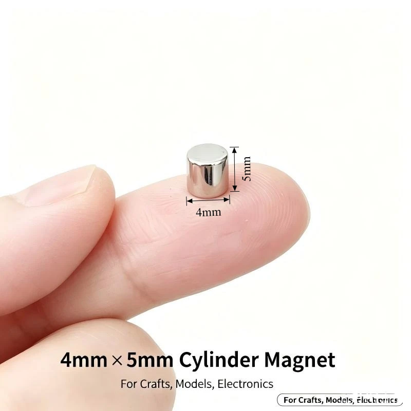 N35 Disc Neodymium Magnet 4x5mm Small Round Permanent Magnet Multi‑use Fridge DIY Craft Model Building Industrial Hardware 4*5mm