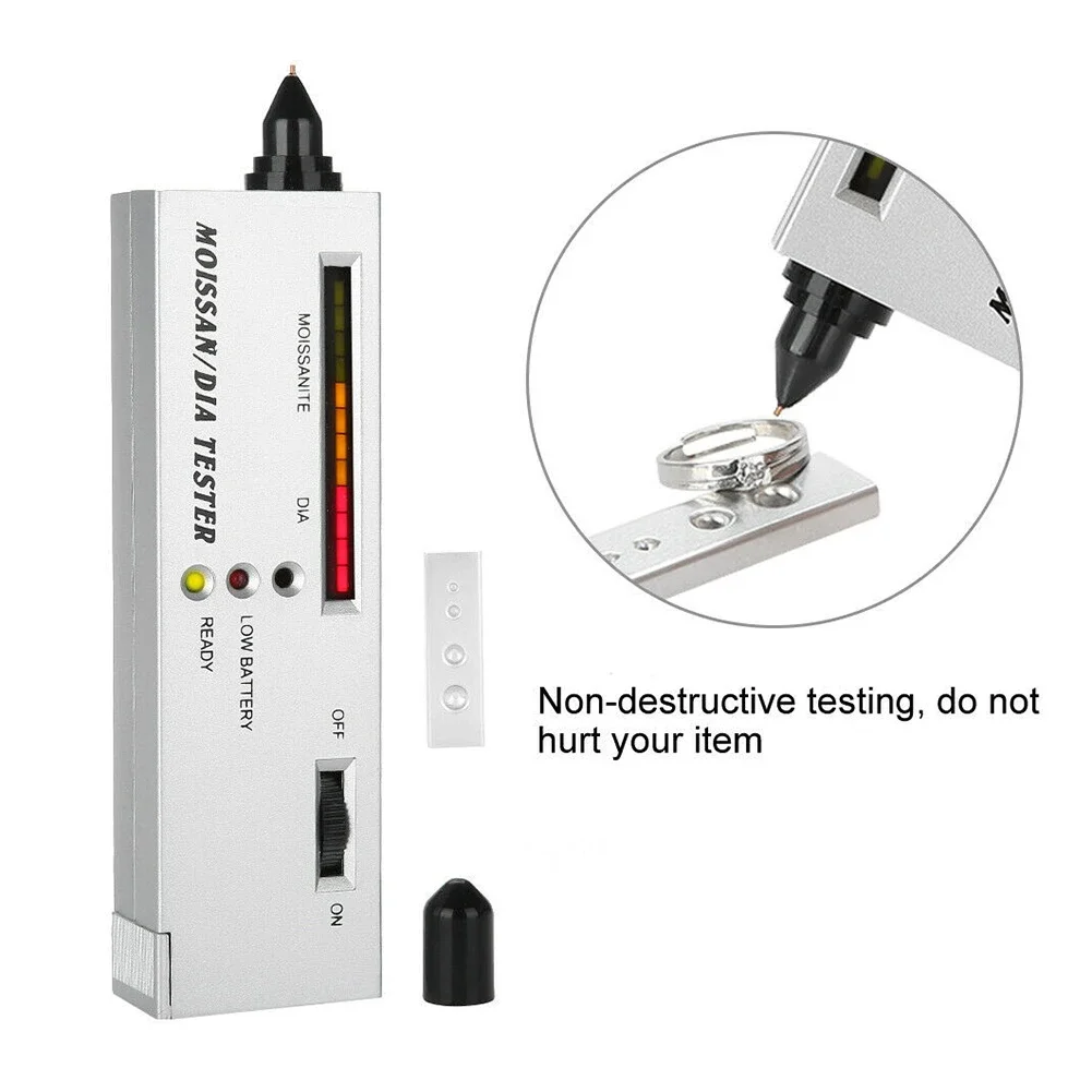 Professional Moissanite Tester Gemstone Jewelry Watcher Tool Test Pen High Precision Detection Pen Tool Accessories