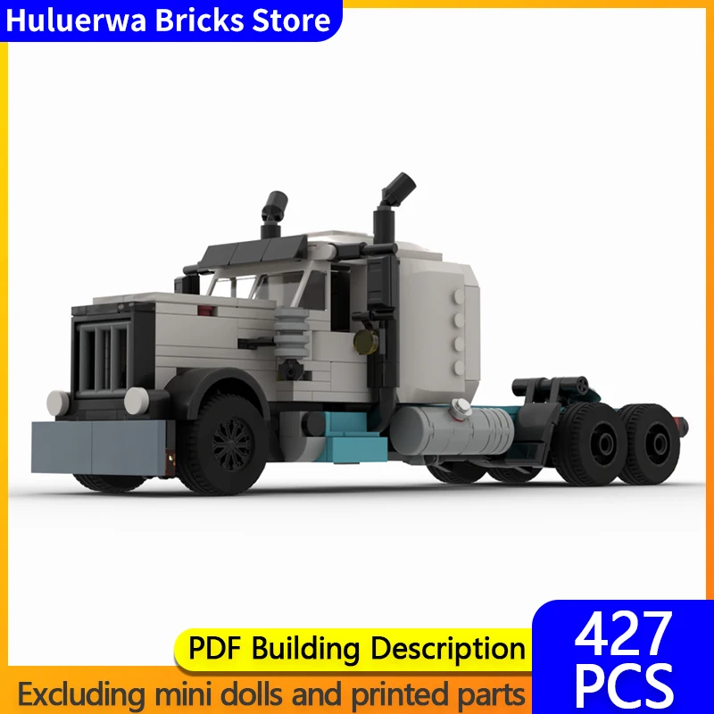 

Speed Racing Car Model MOC Building Bricks Sleep Cab Truck V2 Modular Technology Children Holiday Gifts Assemble Toys Suit