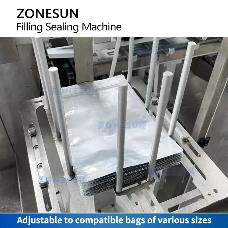 ZONESUN 自動粉末既製パウチ充填およびシール包装機オーガーフィラーバッグシーラー ZS-AFS210