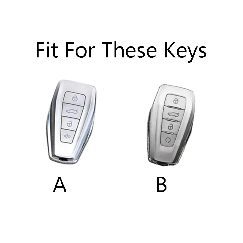 Zinc Alloy Car Key Cover Case for Geely Coolray X6 X7 EX7 Geometry C Emgrand Global Kulrey Hawk GX7 Okavango NL3 SUV GT GC9