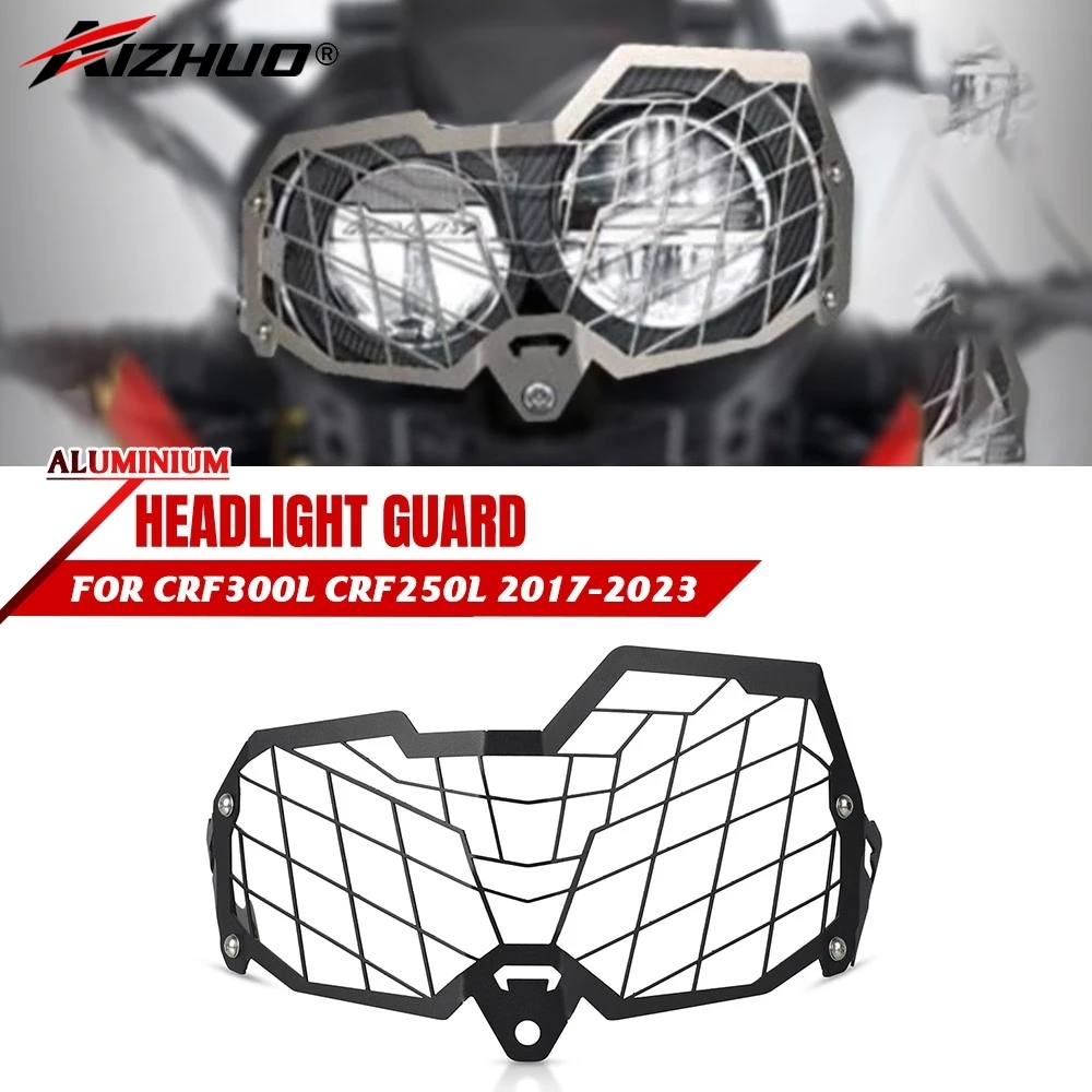 

For HONDA CRF 300L 250L Rally 2017-2021 2022 2023 2024 Motorcycle Accessories Headlight Guard Protector CRF300L CRF250L Rally