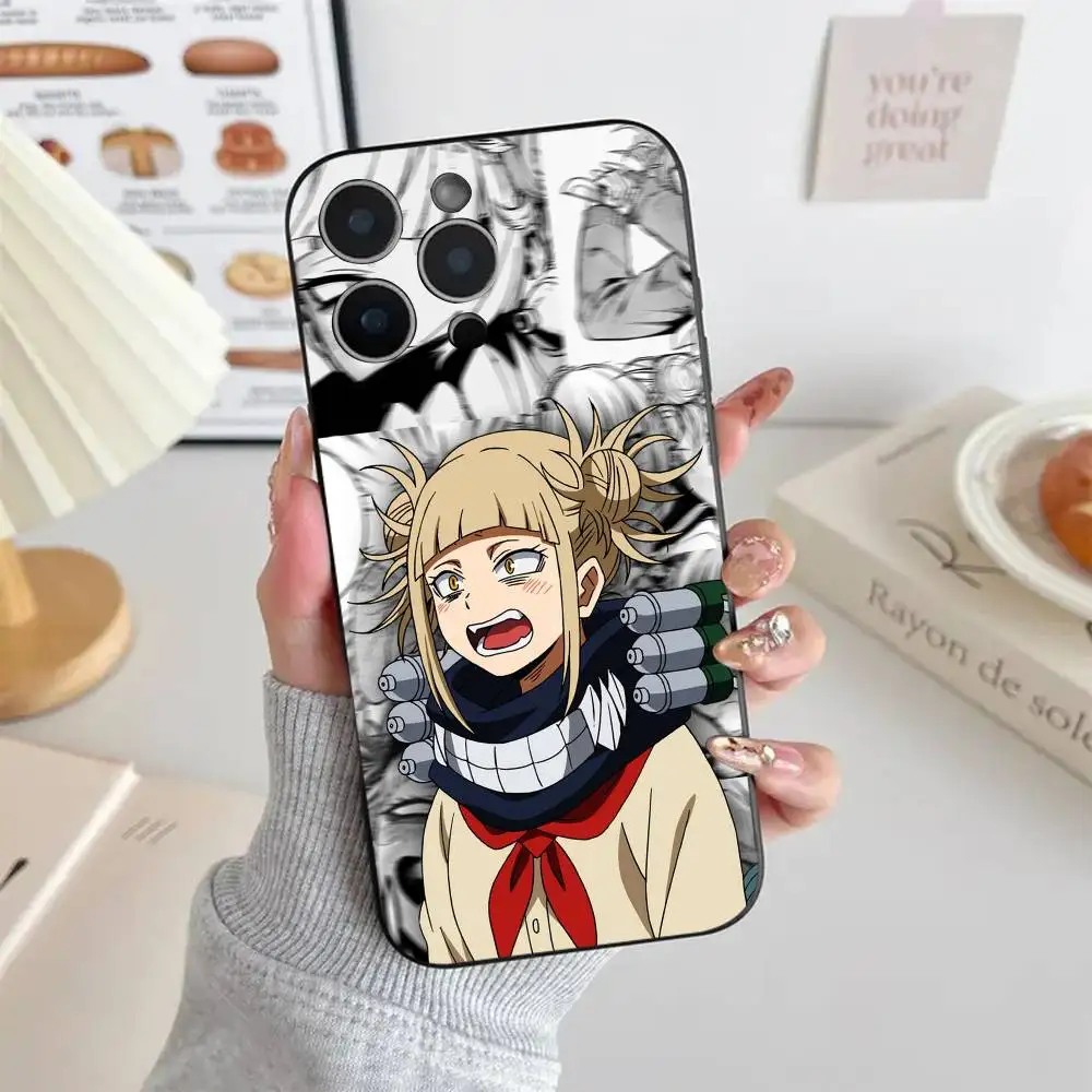 1 Stück Himiko Toga Handyhülle Silikon weich für iPhone 17 Air 16 15 14 13 12 11 Plus Pro Max Plus