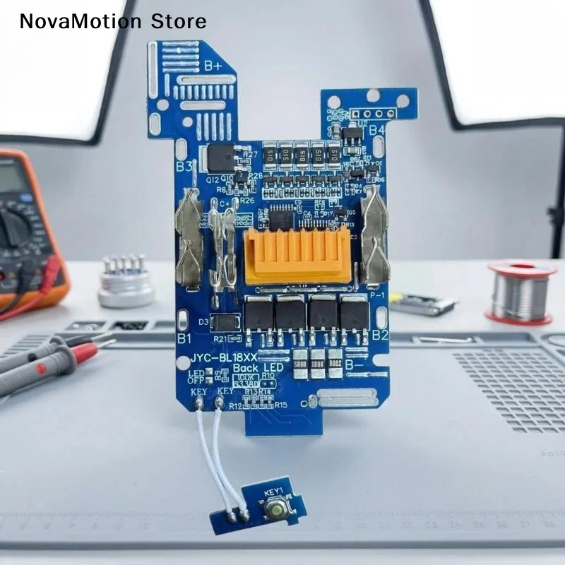 [NM]BMS PCBA For 18V Li-ion Battery Case Balance Charging Circuit Board Lithium Ion Batteries Pack BL1830 BL1860 BL1890[NM]