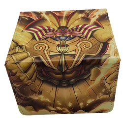 Etui na karty Yu Gi Oh!Exodia Incarnate Obliterate Tcg Diy Wysokiej jakości skórzana figurka do przechowywania kolekcji gier anime