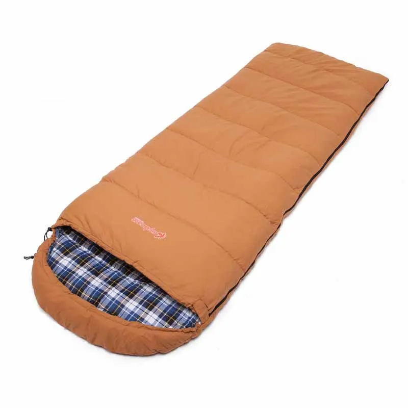 Car Camping Sleeping Bag Lightweight 4 Season Warm Envelope Backpacking Outdoor Mummy Cotton Winter Sleeping Bag