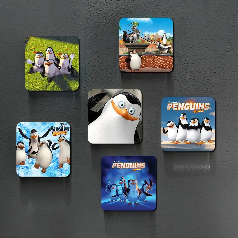 لطيف P-البطريق من M-Madagascar شخصية المغناطيس شخصية كرتونية المغناطيس الإبداعية الثلاجة الديكور جمع الهدايا #6