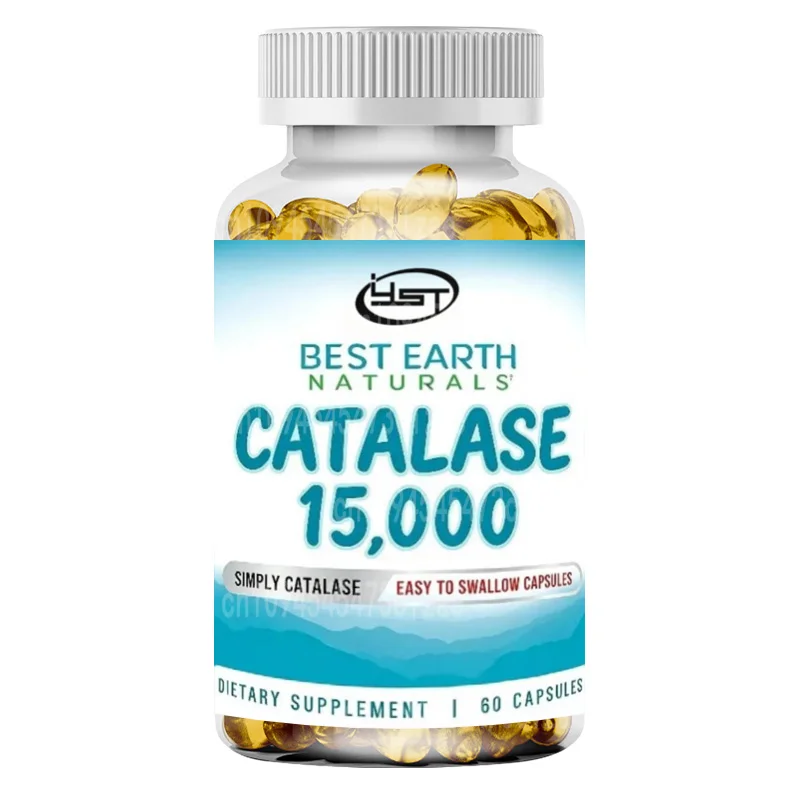 Catalase Supplement 15000-60 Capsules of Hair Supplement for Strong Hair